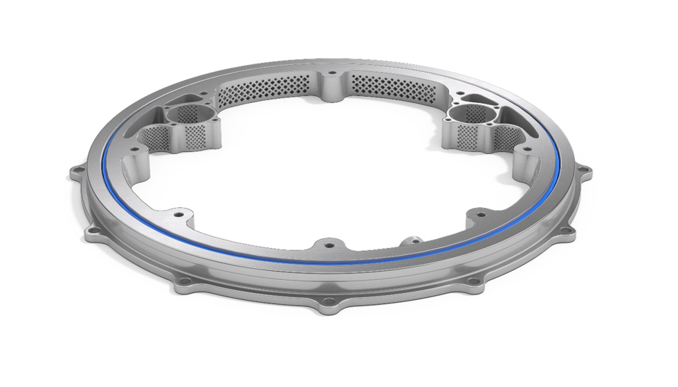 Corona de giro en aluminio mediante impresin 3D