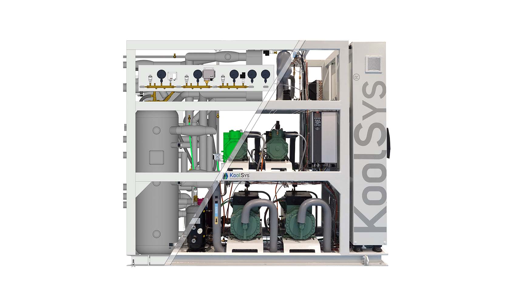 Figura 1 - A KoolSys concebe e fabrica centrais de refrigera��o