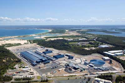 Panormica de la Sydney Desalination, la ms grande de Australia