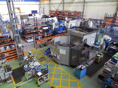 Las instalaciones de CESA en Getafe estn equipadas con maquinaria de alta tecnologa