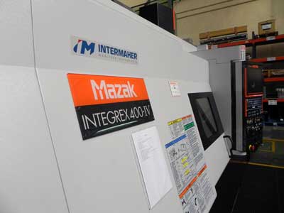 CESA ha renovado su confianza con Intermaher y su modelo Integrex 400, fabricada por Mazak