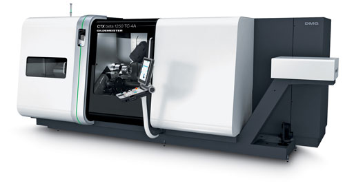 The CTX beta 1250 TC 4A is the new model for the sector of medium-sized pieces in the range of diameter up to 390 mm and lengths of turning up to 1...