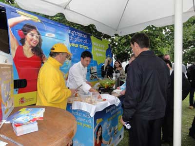 El stand espaol en el 'Taste of London' 2011