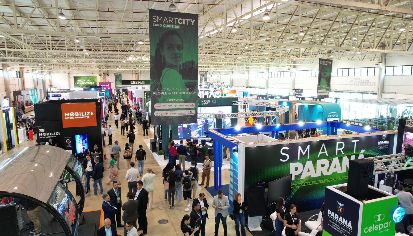 Smart City Expo Curitiba (SCECWB) se celebrar su del 20 al 22 de marzo. En la imagen, la edicin del pasado ao