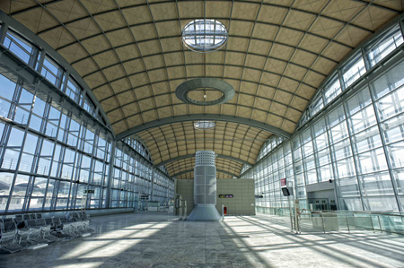 Interior de la nueva terminal