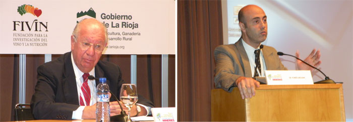 A la izquierda, Ricardo Lagos, enviado de la ONU para el cambio climtico y ex presidente de Chile; y a la derecha, Toms Molina...