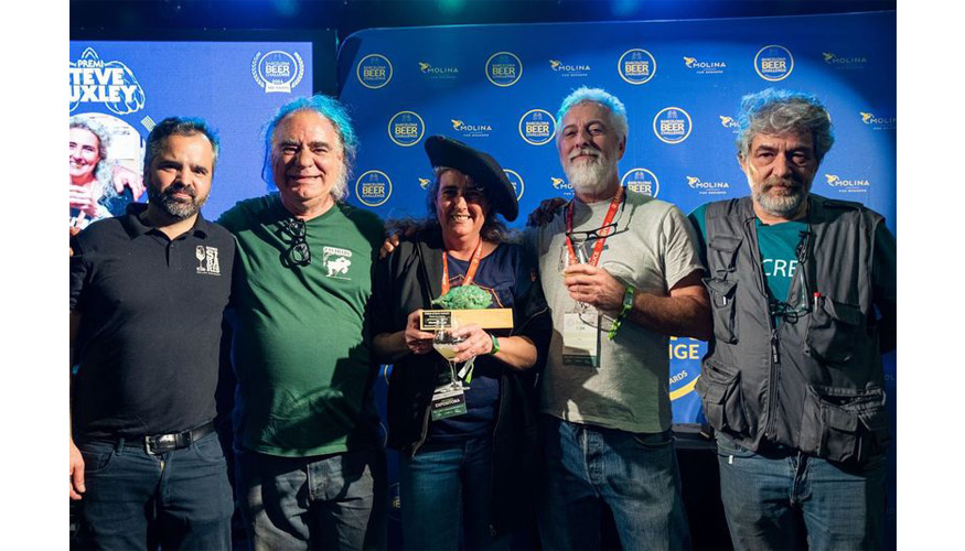 Montse Virgili de la cervecera catalana Ales Agullons se alz con el premio Steve Huxley a la trayectoria