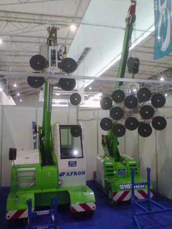 Modelo MD25 expuesto en el stand de la compaa en la pasada edicin de Construmat 2011