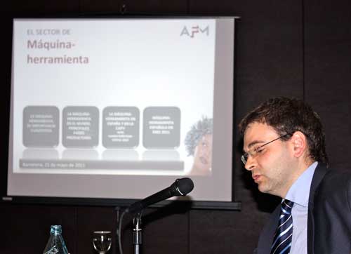  Mikel Artola, director internacional de AFM, durante su intervencin
