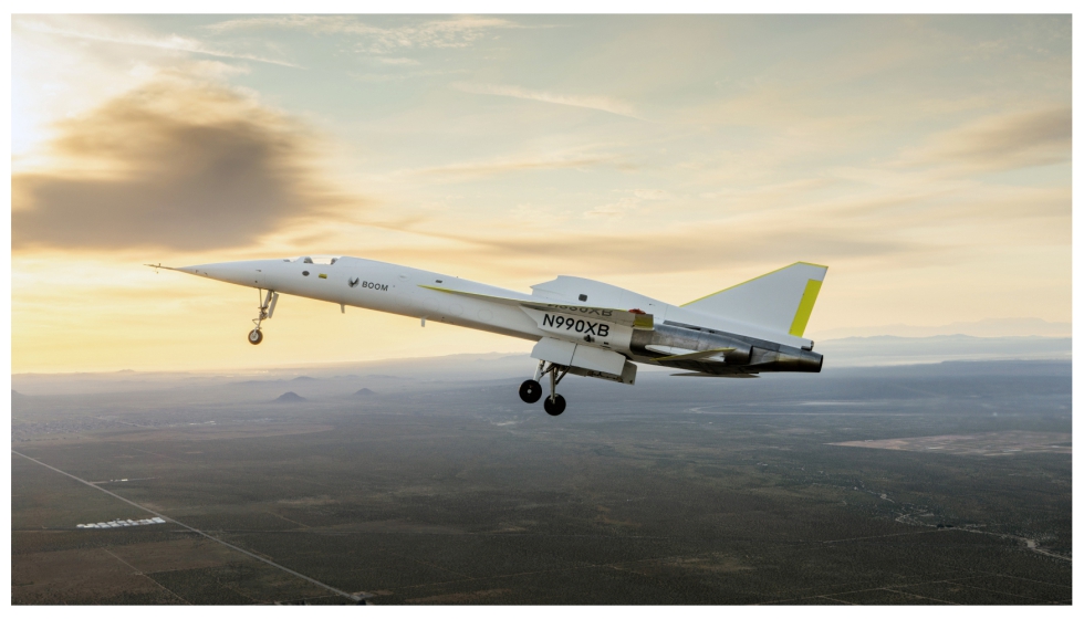 El vuelo inaugural del XB-1 ha marcado un hito importante hacia el regreso de los viajes supersnicos. Foto: Boom