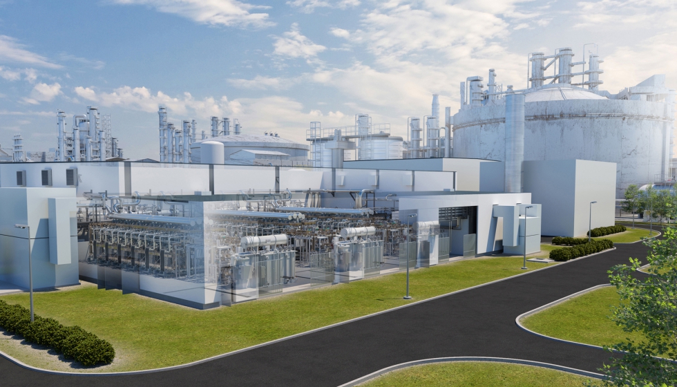 Presentacin de la futura electrolisis de agua integrada en las instalaciones de BASF en Ludwigshafen...