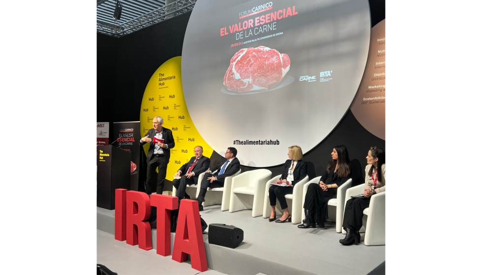 En el marco de Alimentaria, el IRTA organiz una jornada para debatir con las empresas del sector, entre ellas, Grupo Jorge, Vall Companys...