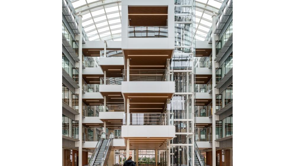 El Edificio OM ha sido reconocido con el premio AEO al Mejor Edificio de Oficinas de Obra Nueva. Foto: David Spence