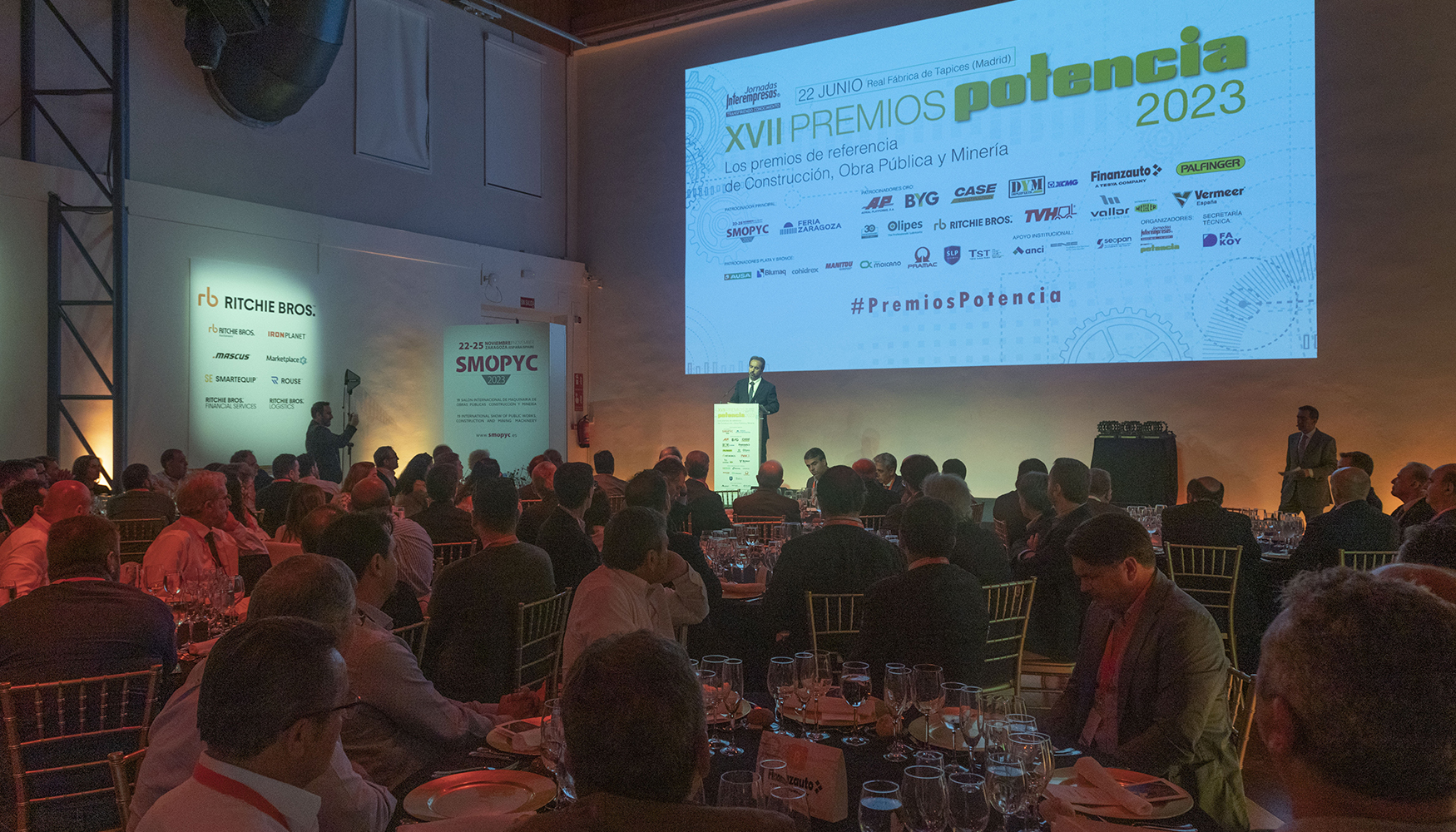 La pasada edicin de los Premios Potencia congreg a 250 asistentes en la Real Fbrica de Tapices de Madrid