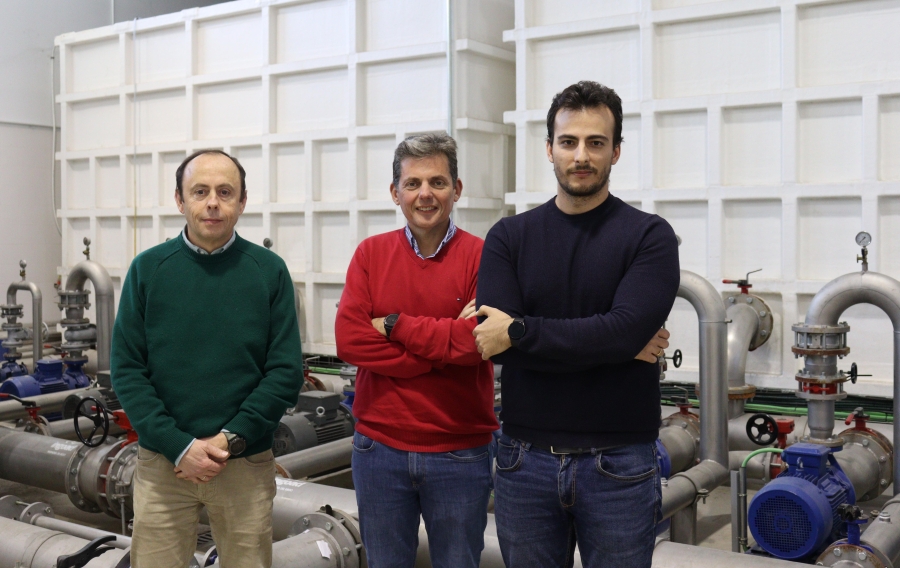 Los investigadores Emilio Camacho, Juan Antonio Rodrguez y Rafael Gonzlez