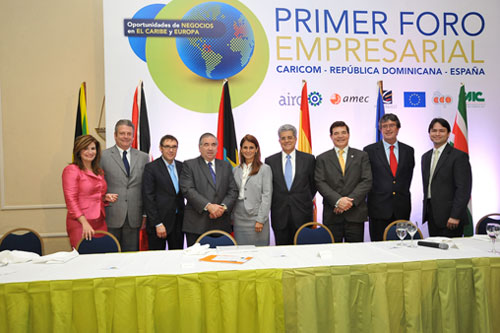El acuerdo de colaboracin entre Amec, la Aird y la Caic se ha firmado en el marco del Primer Foro Empresarial Caricom-Repblica Dominicana-Espaa...