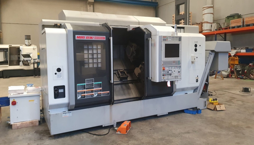 Tambin forma parte de la subasta: un torno CNC MORI SEIKI NZX2500/1000Y. Foto: Surplex