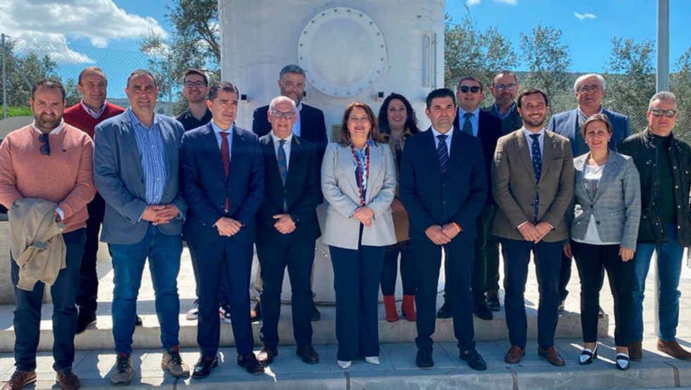 La Junta mejora la depuracin en la comarca de La Loma con la inauguracin de la EDAR Rus-Canena