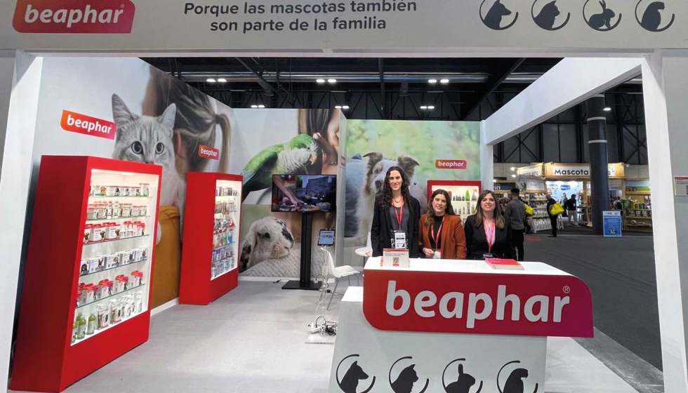 Beaphar estuvo presentando su lnea de productos para mascotas