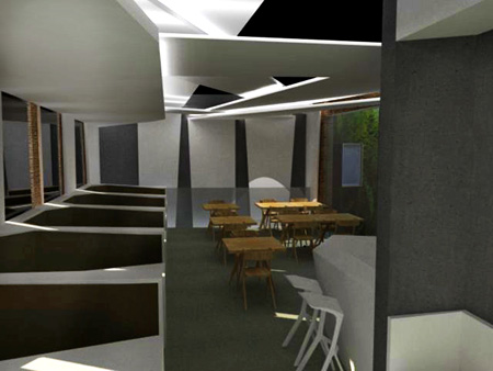 Proyecto de un restaurante realizado con el panel fenlico Formica Compact