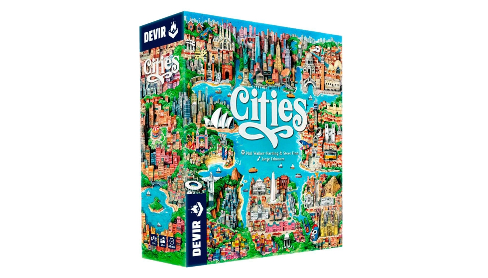 Juego de mesa Cities, novedad para junio