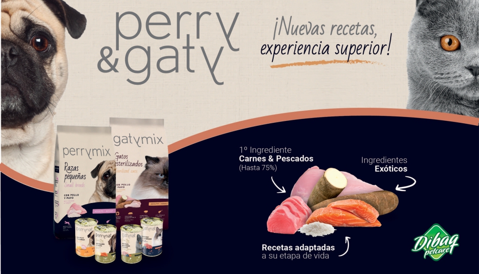 Foto de Dibaq Petcare lanza Perry&Gaty, su nueva marca de alimentacin para mejorar el sistema inmune de perros y gatos