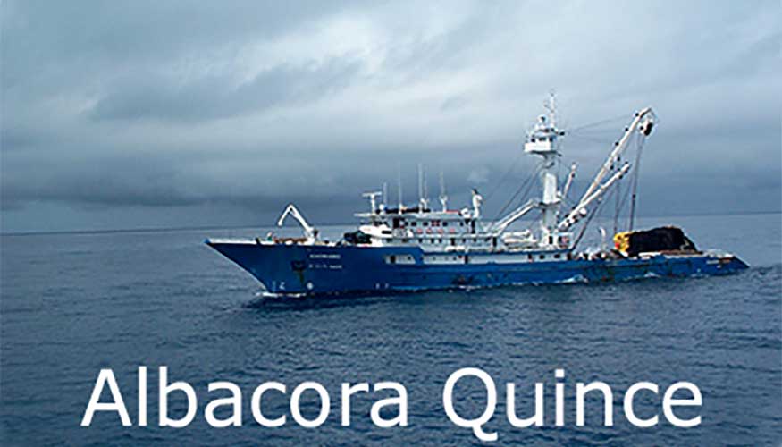 Albacora Quince, uno de los barcos de la compaa vasca Albacora