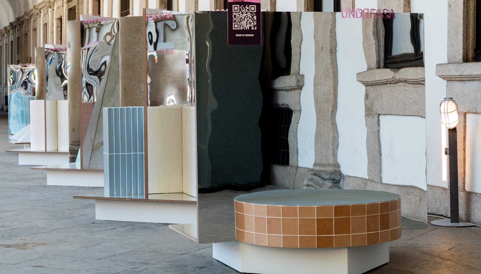 Cermicas de Decocer que forman parte del Fuori Salone en el marco expositivo de Tile of Spain