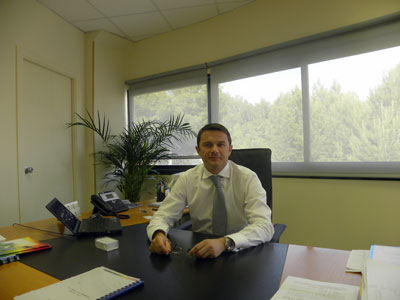Jess Herrera we met in his Office, with excellent views of the facilities that the firm has in Sant Esteve Sesrovires (Barcelona)...