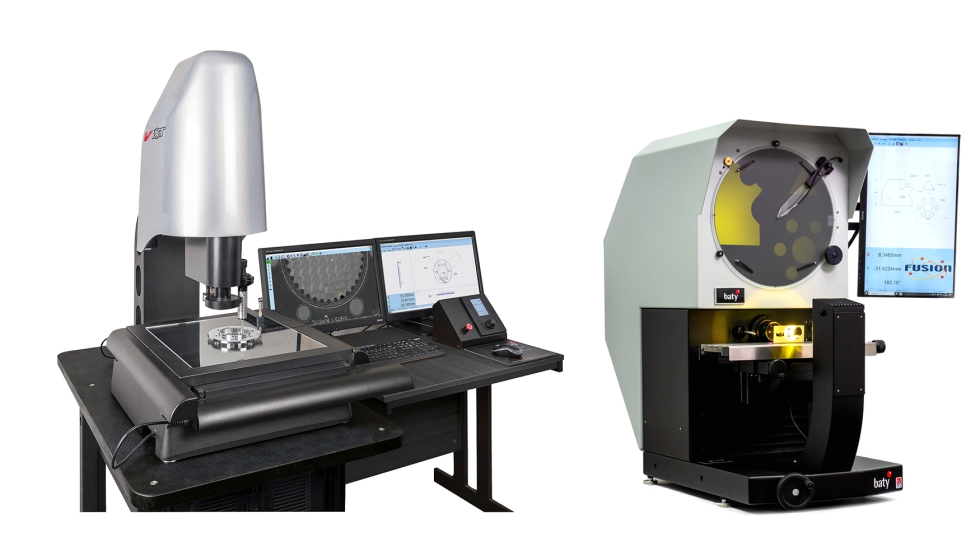 Mquina de medicin por visin+contacto Baty Venture 3030-CNC-XT . Proyector de perfiles Baty R400-FT2-E