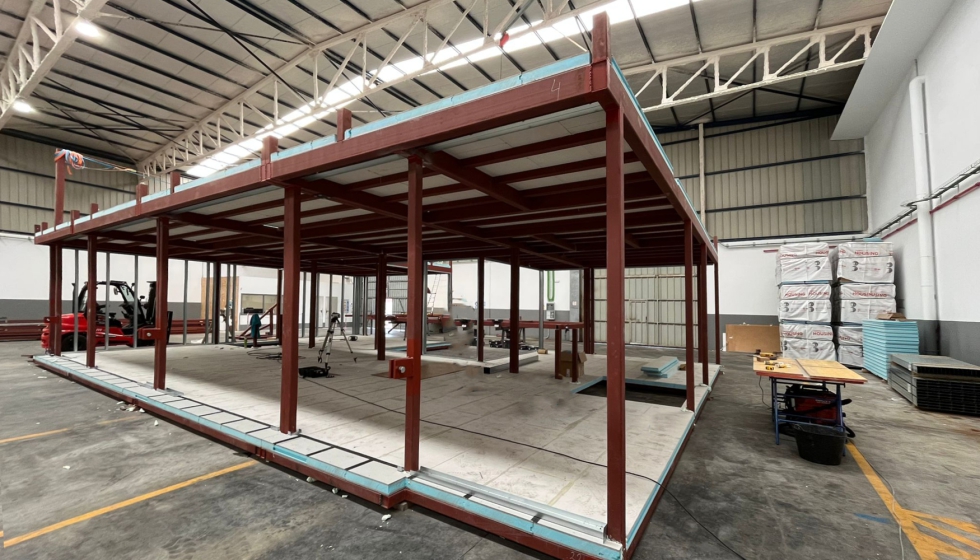 Con Thermochip Floor se consigue una reducción del peso de la estructura de los edificios Con Thermochip Floor se consigue una reducción del peso de la estructura de los edificios