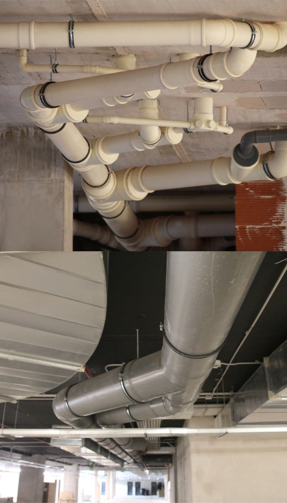 Los sistemas de canalizacin y aprovechamiento del ciclo del agua de Molecor mejoran el confort y la seguridad en edificios...