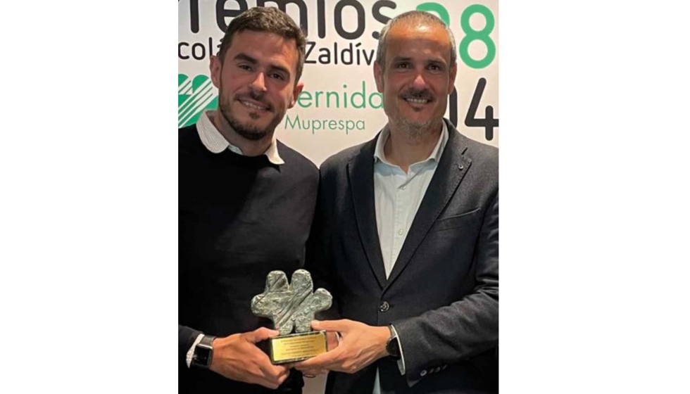 Entrega del premio Zaldivar a Aitzol Errazkin Entrega del premio Zaldivar a Aitzol Errazkin
