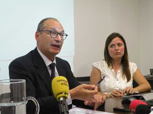 Jordi Toboso y Laura Caballero presentaron el informe de Jones Lang LaSalle correspondiente al 2 trimestre de 2011