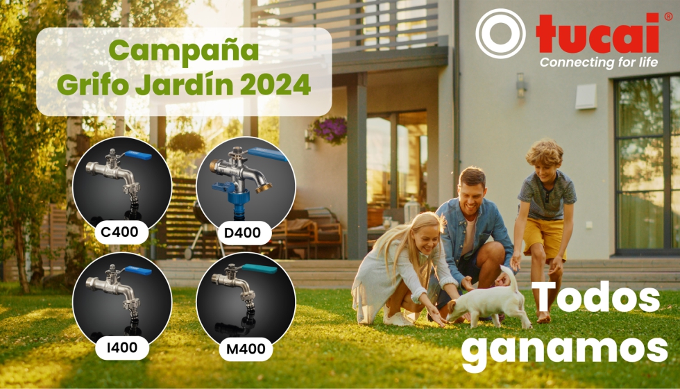 Foto de Tucai lanza su nueva campaa Grifo Jardn 2024 Todos ganamos