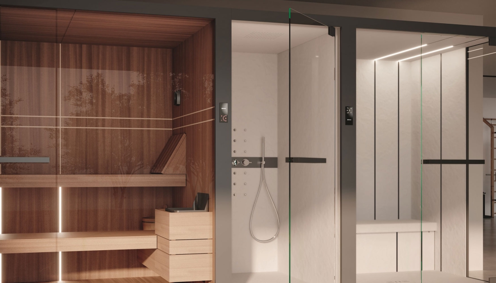 Celsius Combo sauna, hamman y ducha Novellini