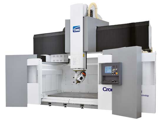 At the CMS booth will see multiple applications on machining of carbon fibre
