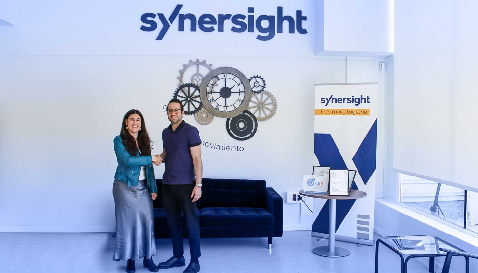 Carmen Iglesias, CEO de Keyland, junto a Jos Antonio Martnez, CEO de Synersight