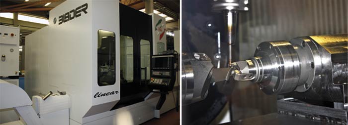 Machine for machining blades. One company has 140 units in USA
