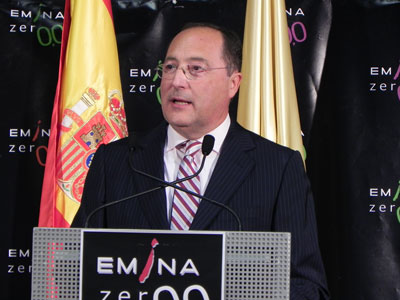 Carlos Moro Gonzlez, presidente de Grupo Matarromera, durante los parlamentos