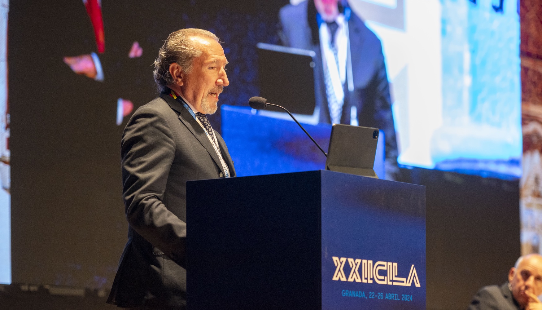 Juan Jos Potti, presidente de la Asociacin Espaola de Fabricantes de Mezclas Asflticas (ASEFMA) y secretario ejecutivo del XXII CILA...