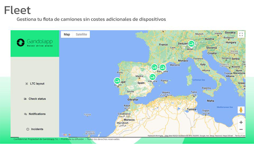 Fleet, plataforma de gestin de flotas de Gandolapp