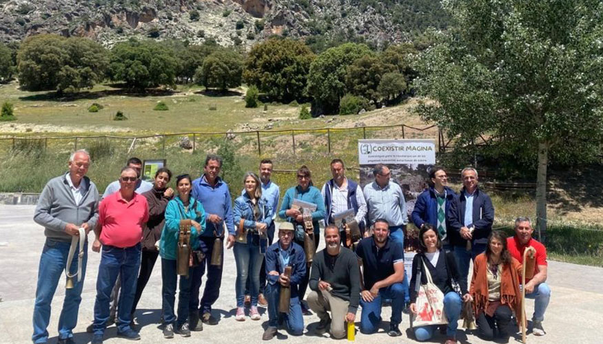 Participantes en la jornada de convivencia del caprino ambiental de Andaluca
