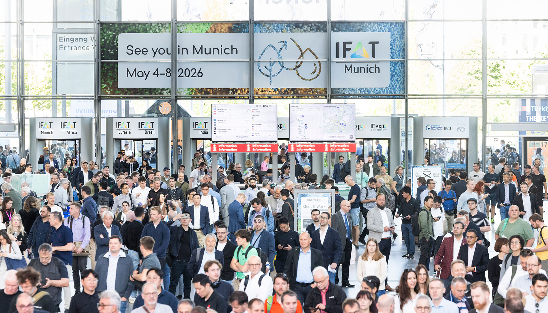 Fotografia de IFAT Mnich refleja el crecimiento global del sector
