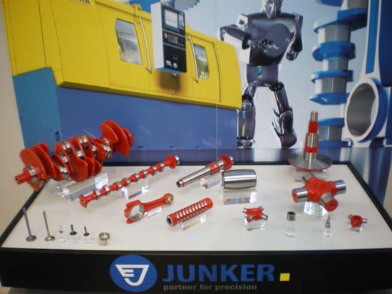 Junkers presents innovative solutions for the grinding of crankshafts, camshafts, transmission, axles and gearboxes, etc...