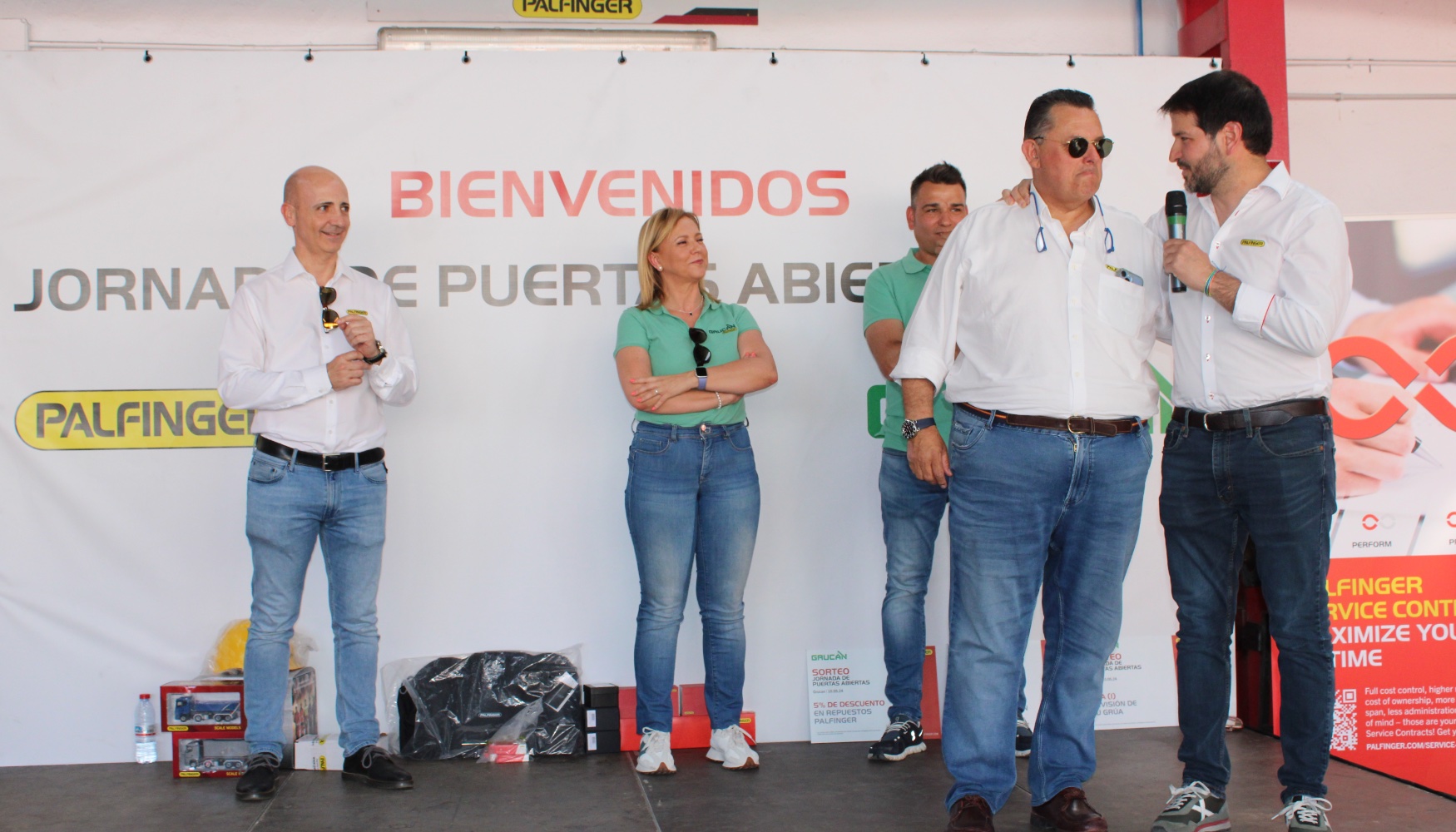 Discursos durante la jornada de puertas abiertas