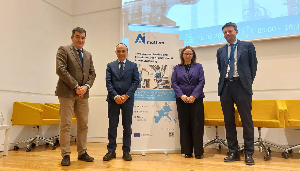 El conselleiro de Educación, Ciencia, Universidades y FP, Román Rodríguez; el presidente de ATIGA y director general de Aimen... El conselleiro de Educación, Ciencia, Universidades y FP, Román Rodríguez; el presidente de ATIGA y director general de Aimen...