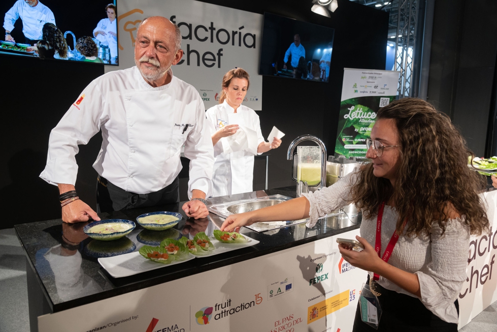El espacio 'Factora Chef' permite que los expositores realicen demostraciones culinarias de sus productos