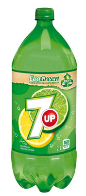 Nueva botella 7UP EcoGreen