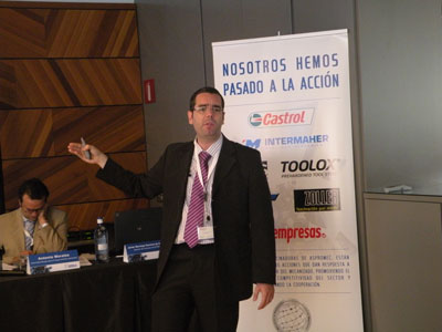 Carlos Lapuerta pormenoriz the services they offer to companies the Chamber of Commerce of Zaragoza